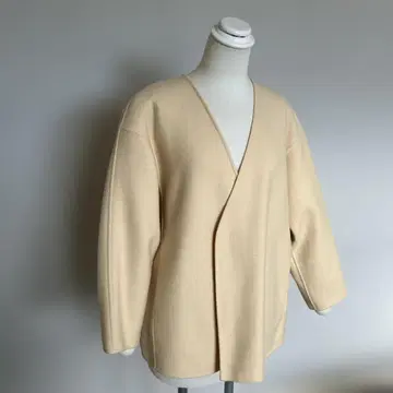 UNITED ARROWS 베이지 하프 코트