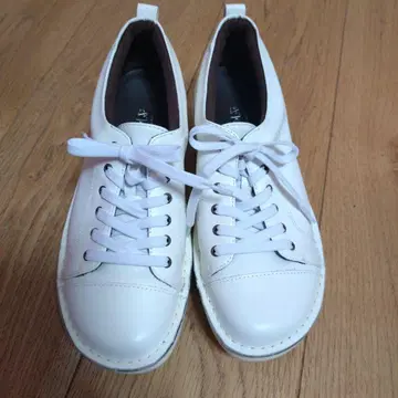 인코르제 발이 편한 레이스업 컴포트 슈즈 천연 가죽 일본제