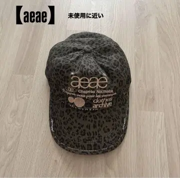 [ aeae ] 레오파드 무늬 캡 레오파드 무늬 거의 미사용