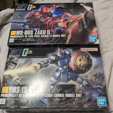 건담 HG 1/144 MS-06S 자쿠 II & YMS-15 걍 세트