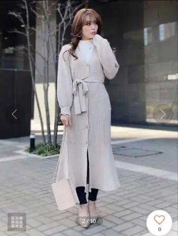 택 포함 미사용 새상품 리엔다 mermaid Knit cardigan