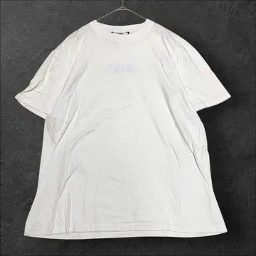 BALR. 보라 반팔 티셔츠 화이트 로고 화이트 L 사이즈