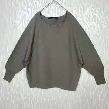 (튤 프레임워크) 일본제 돌먼 슬리브 니트 풀오버