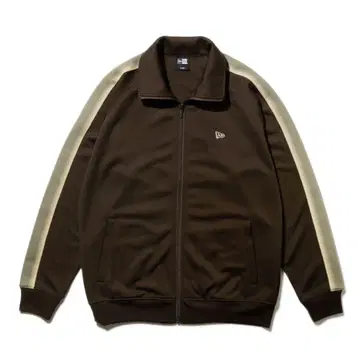 NEWERA 트랙 자켓 브라운