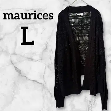 새상품급 maurices 블랙 가디건 [ L ] 긴팔