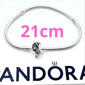PANDORA 팔찌 161 Sparkling Moon clasp