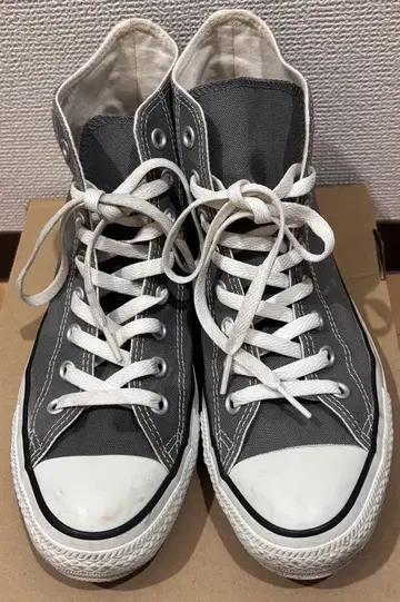 CONVERSE ALL STAR 그레이 하이컷 스니커즈
