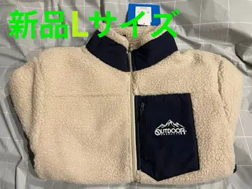 새상품 L OUTDOOR 플리스 보아 자켓 내추럴 아웃도어