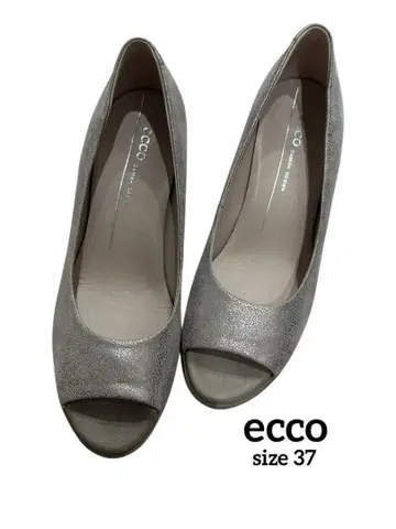 [ 최종 가격 인하 ] ecco 에코 사이즈 37 오픈토 펌프스