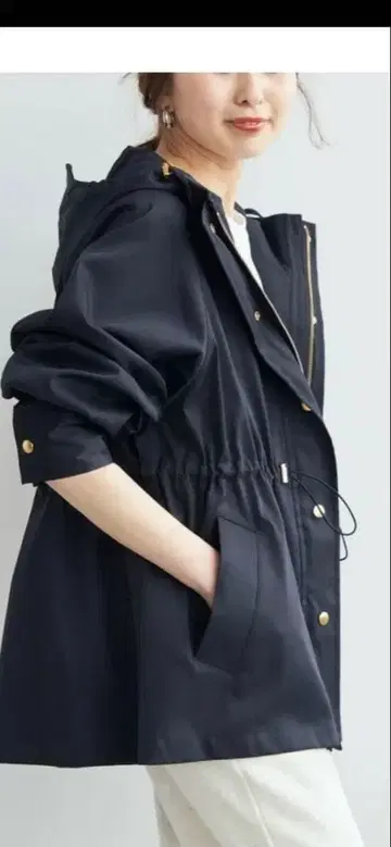Spick&Span 발수 마운틴 파카 네이비 36