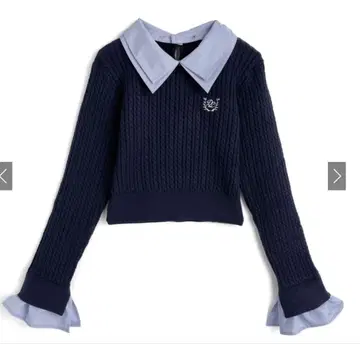 GRL 니트 상의 k9395i 네이비 F 택 포함