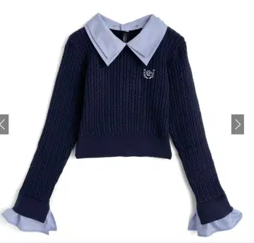 GRL 니트 상의 k9395i 네이비 F 택 포함