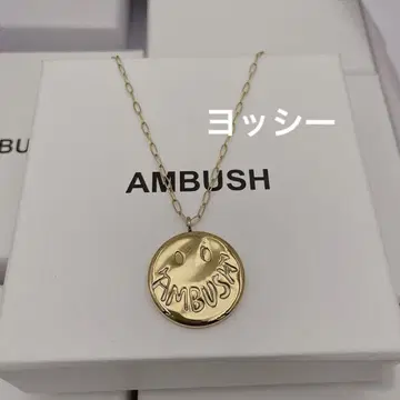 AMBUSH 골드 펜던트 목걸이