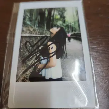 오하라 유노 폴라로이드 친필 사인 포함