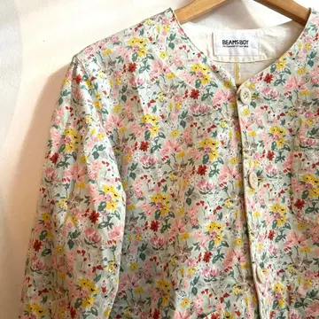 BEAMS BOY 리버티 프린트 커버올 정가 17380엔