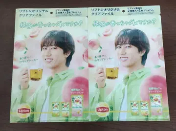 [ 무료배송 ] 립톤 오리지널 클리어 파일 아베 료헤이