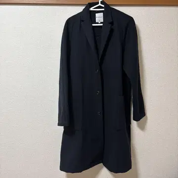 Re 블랙 체스터 코트 L 사이즈
