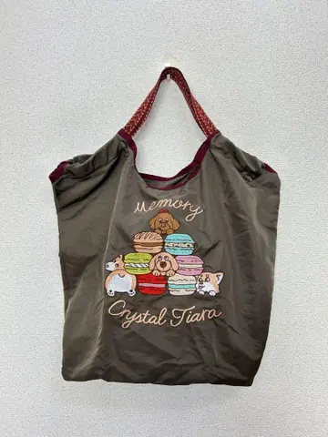 인기 memory Crystal tiara 자수 에코백 강아지 마카롱
