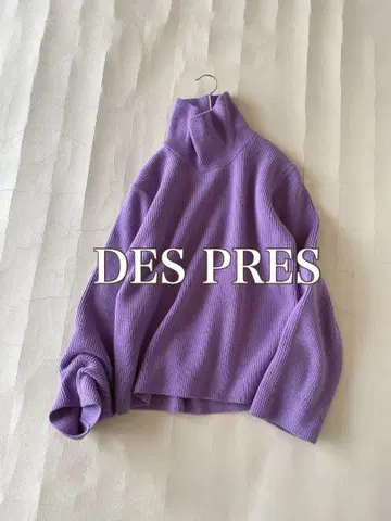투모로우랜드 DES PRES 우스터 하이넥 울 니트