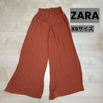 ZARA 와이드 팬츠 오렌지 좌우 포켓 포함