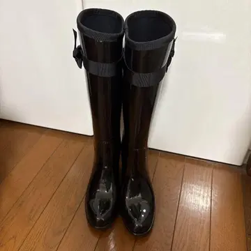 언타이틀 롱 레인부츠 M 블랙 힐