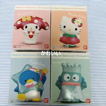 산리오 캐릭터즈 프렌즈 3 4종 키티 마이멜로디 한교동 샘