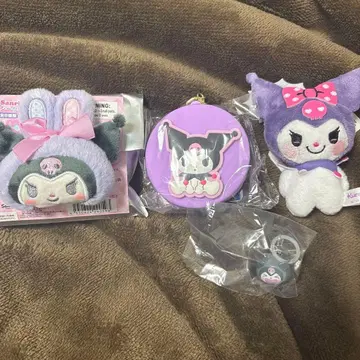 쿠로미 헤어 클립 실리콘 케이스 키링