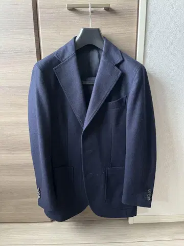 CANONICO 네이비 플란넬 수트