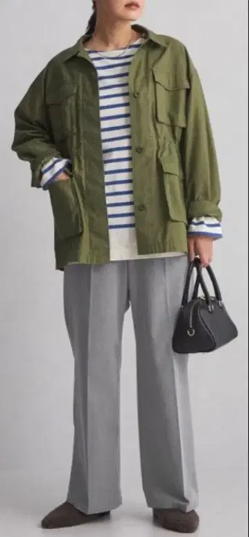 그린 라벨 릴랙싱 와이드 팬츠 42