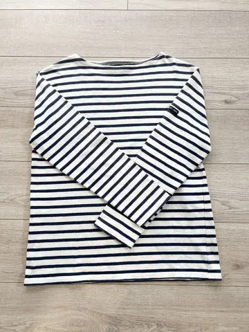 세인트 제임스 보더 T셔츠 네이비 x 화이트 T3.5 롱티