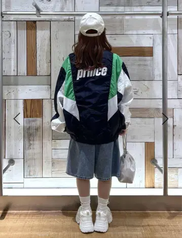 prince 나일론 블루종