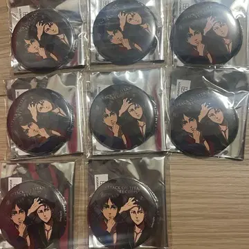 [진격의 거인] 룸웨어 Ver. 엘렌 리바이 캔뱃지 8개