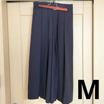 무인양품 네이비 하카마 팬츠 M 사이즈