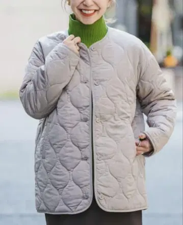 URBANRESEARCH 충전솜 퀼팅 미들 자켓