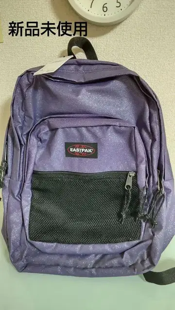 미사용 새상품 EASTPAK 보라색 백팩 여성용 남성용 퍼플