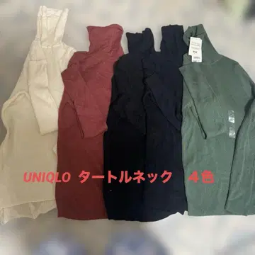 UNIQLO 터틀넥 4색 세트