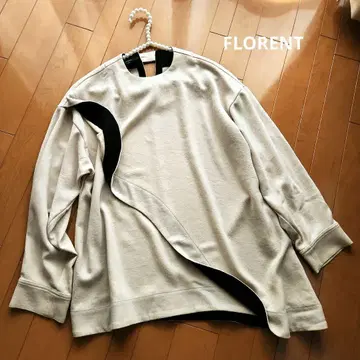 FLORENT 플로렌트 비대칭 블라우스 티셔츠