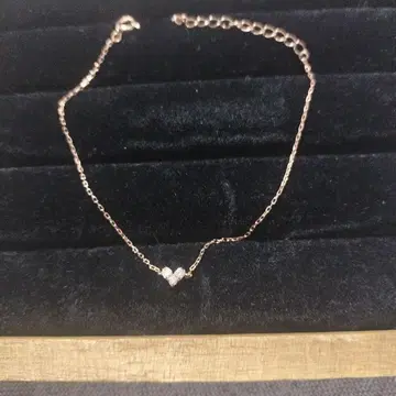 k10 사만다 티아라 하트 모티브 팔찌 0.05ct