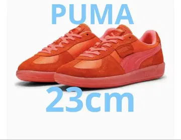 [ 새상품 ] 23.0cm PUMA 여성용 파렐모 오렌지 계열 스니커즈