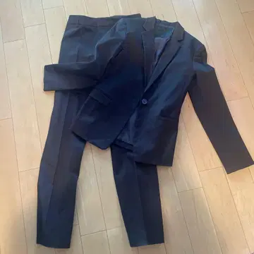UNTITLED 블랙 팬츠 수트