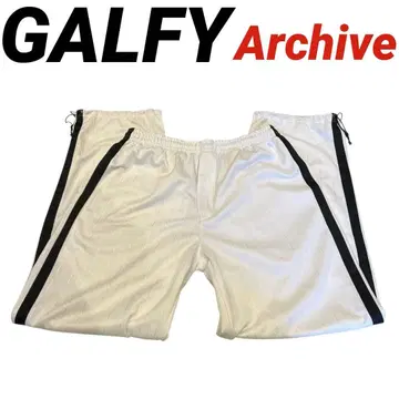 Archive 'GALFY 갈피' 트랙 팬츠 WHITE 와이드
