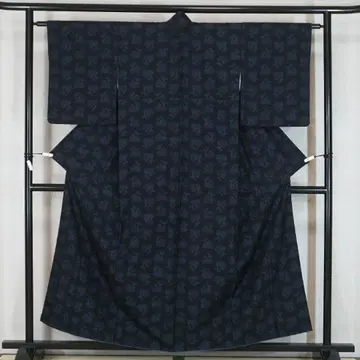 미사용 소매 산야쓰무기 증서 첨부 아리스가와 문양 155cm a656