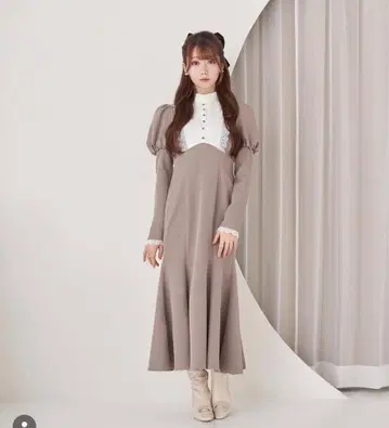 메루카리 내 최저가 로제뮤 롱 원피스