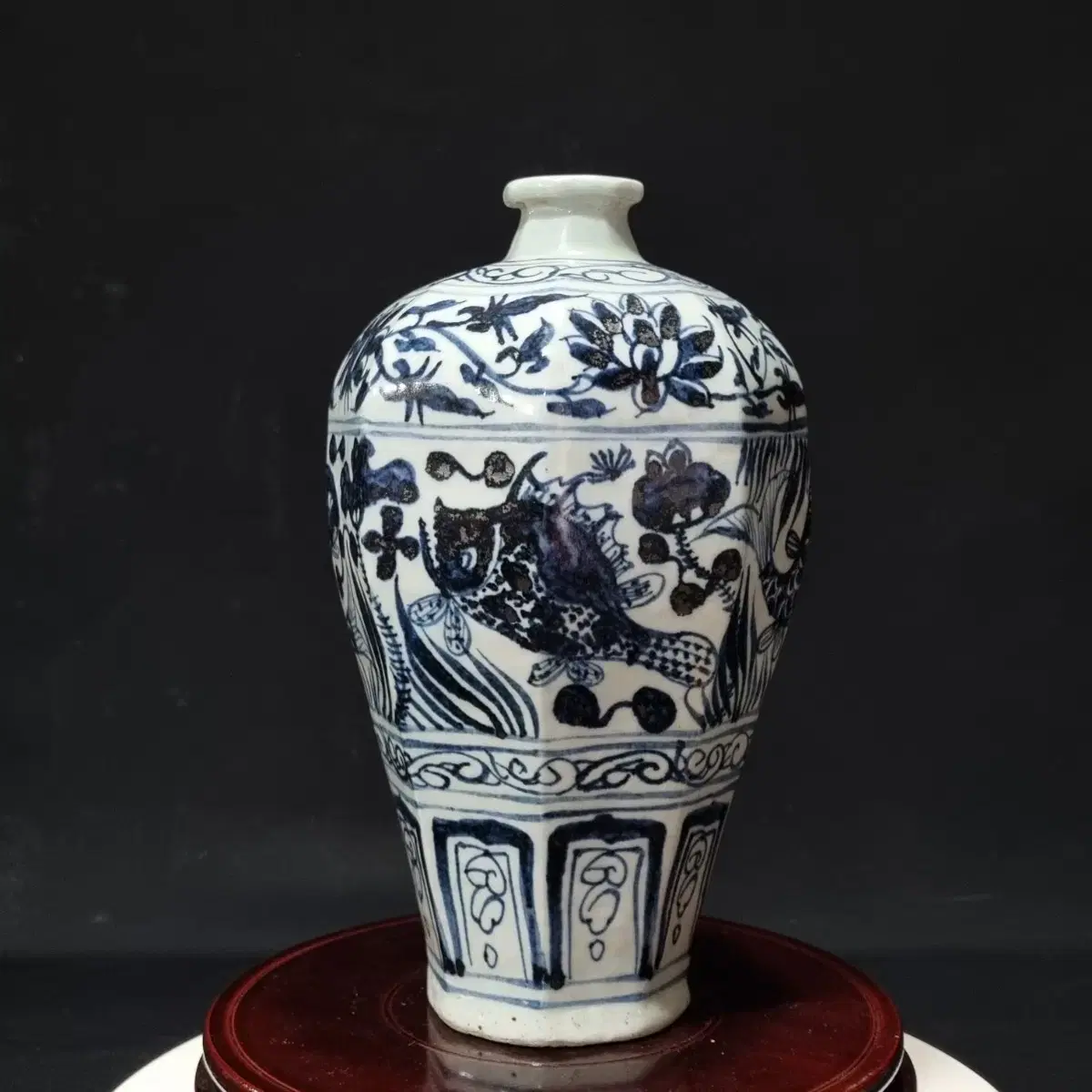 Original factory, blue and white porcelain, 25.6