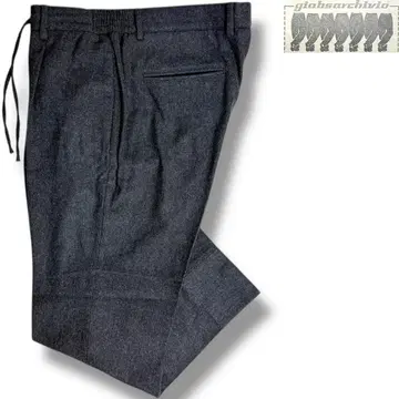 J6247 새상품급 잽스 아르키비오 마사초 1 플리츠 플라노 팬츠 50