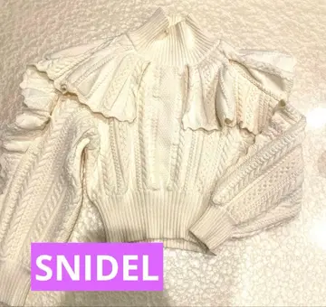SNIDEL 스웨터 화이트