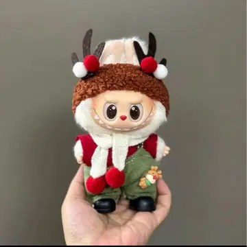 라부부 루돌프 봉제 인형 옷 갈아입기 의류 세트