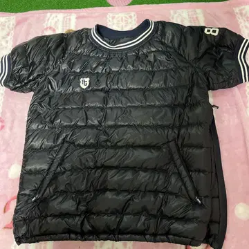 PG 로고 퀼팅 다운 웨어