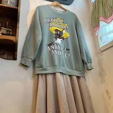 레어템 루니툰 도킹 원피스 캐릭터 맨투맨 한국