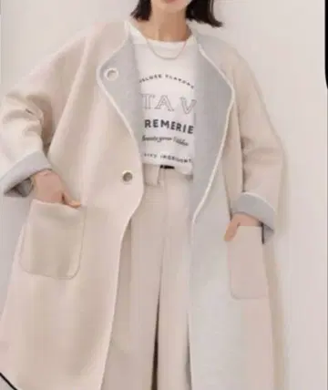 고품질 택 포함 에이미 로우 바 버튼 본딩 코트